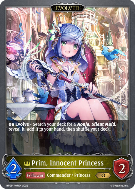 BP09-P07EN Prim, Innocent Princess bp09 duet of dawn and dusk foil anglais