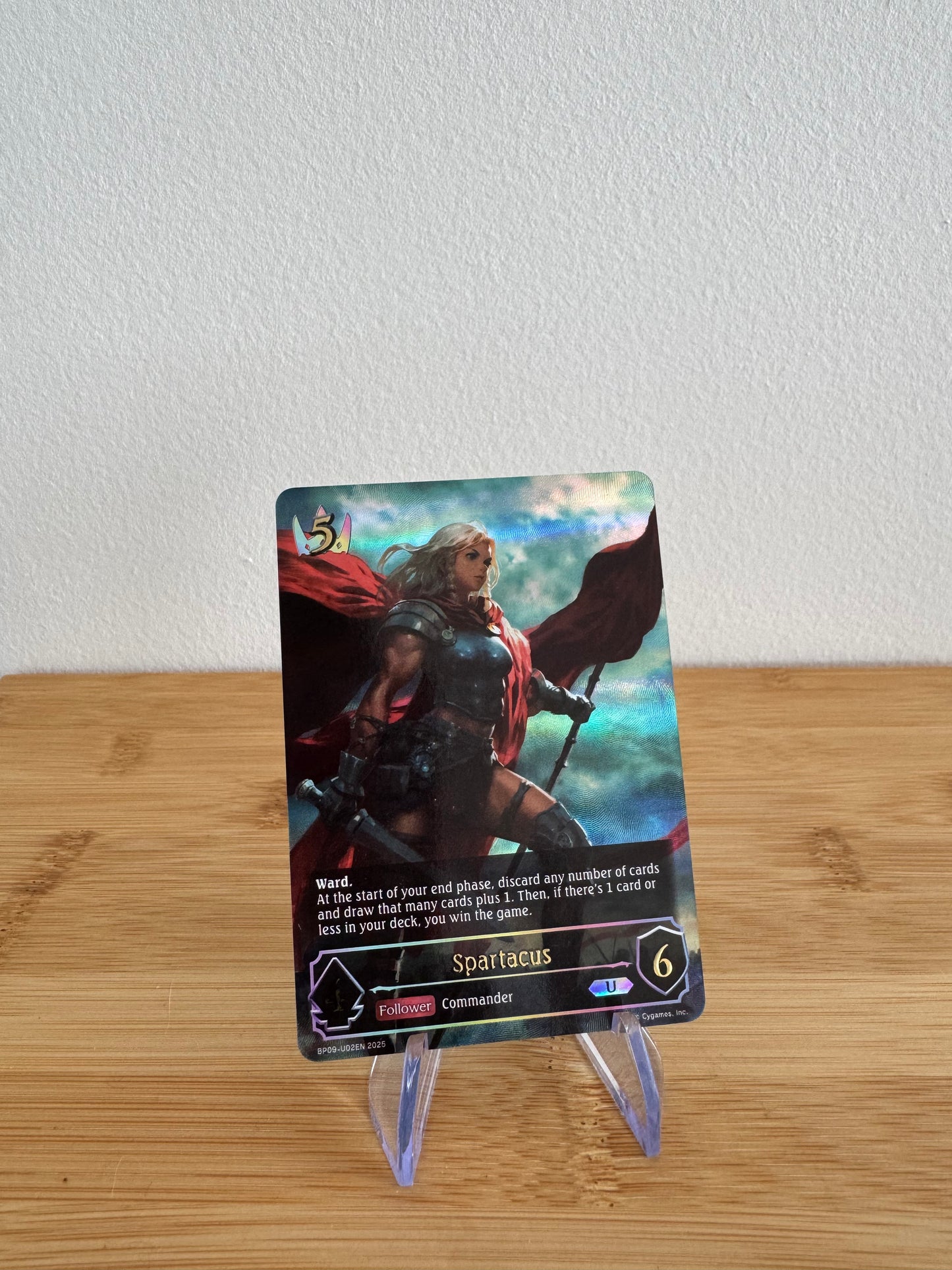 BP09-U02EN Spartacus bp09 duet of dawn and dusk foil anglais