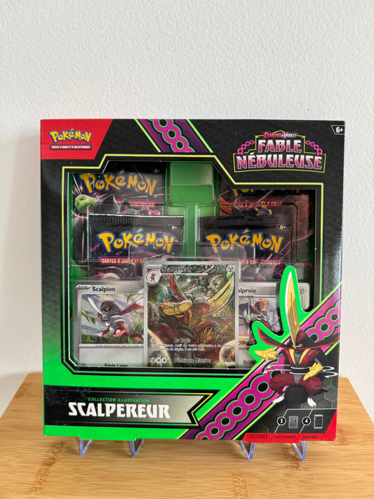 Pokemon - Coffret Collection Illustration Scalpereur - EV06.5 Fable Nébuleuse
