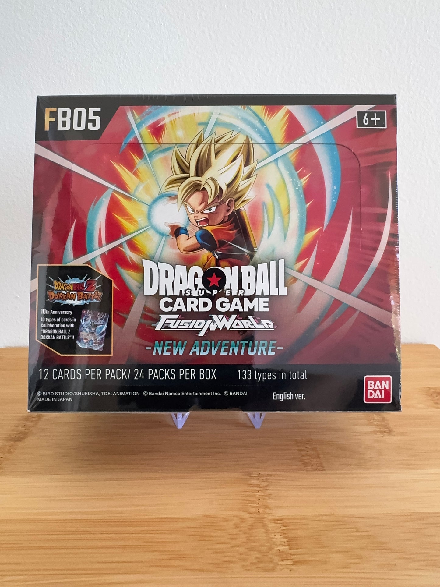 Dragon Ball Super Card Game Fusion World Display FB05 New Adventure