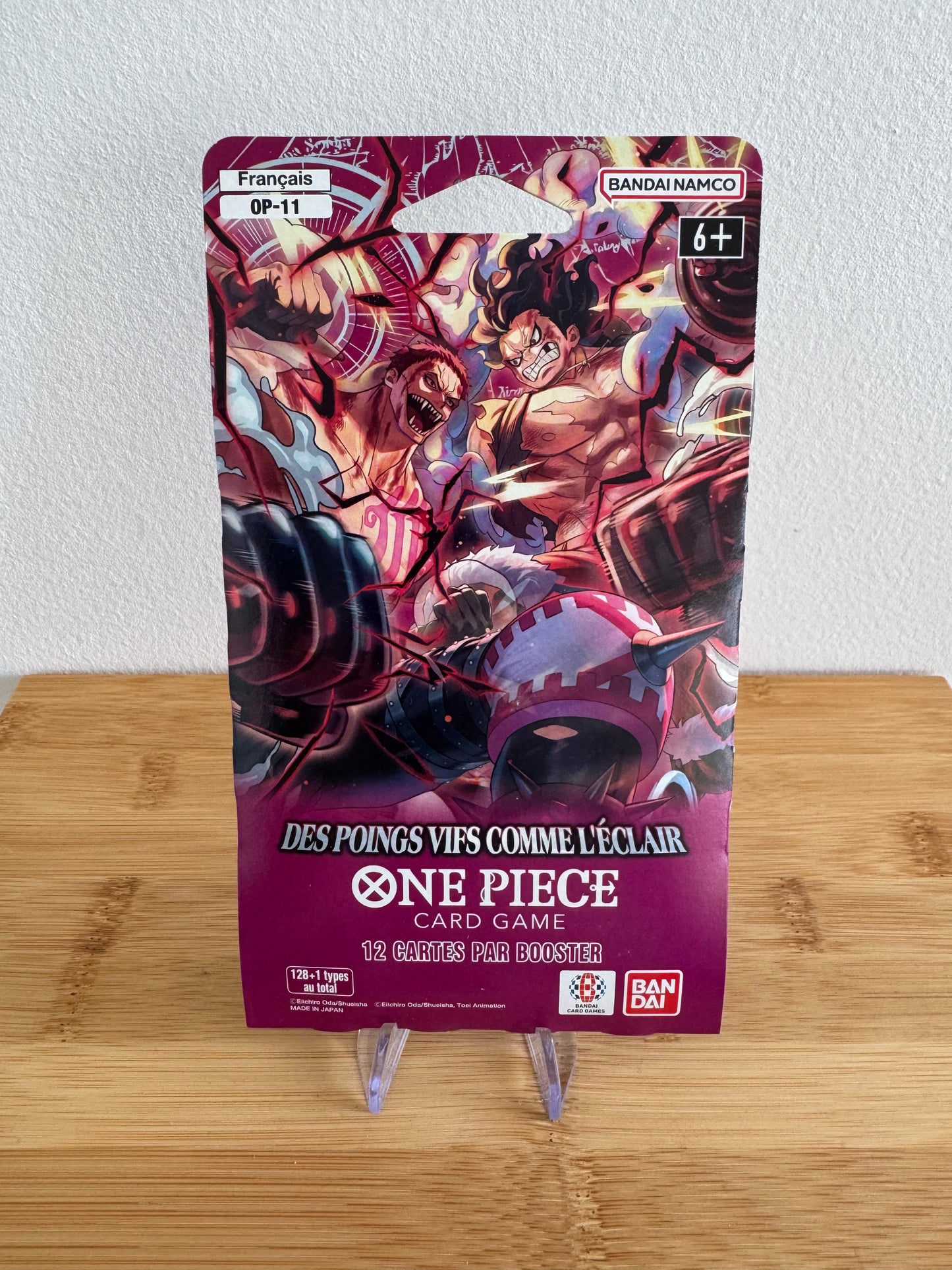 One Piece Card Game Booster sous blister OP11 Des poings vifs comme l'éclair