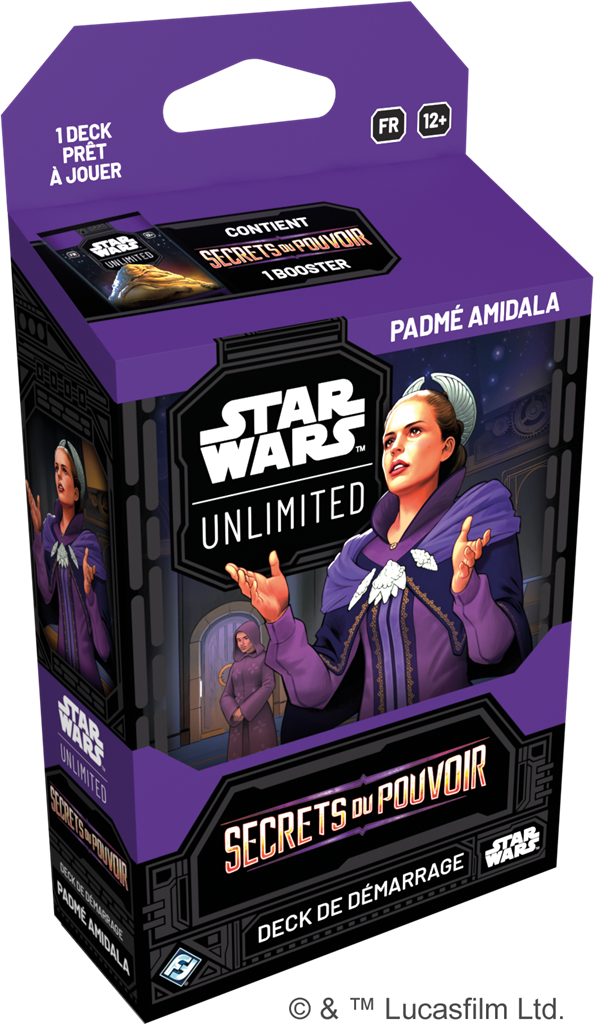 Star Wars Unlimited Deck de Demarrage Set 06 Secrets du Pouvoir Padmé Amidala