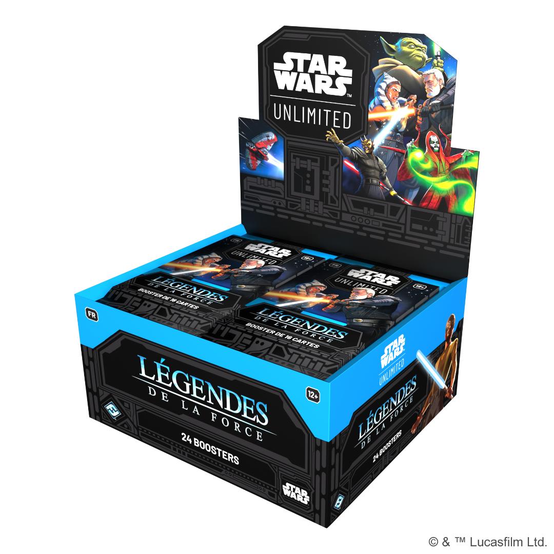 Star Wars Unlimited Boite de 24 Boosters Set 05 Legendes de la Force
