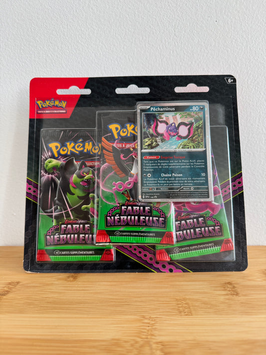 Pokemon - Tripack Péchaminus -  Fable Nébuleuse  - EV06,5