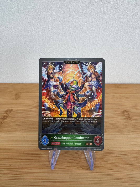 BP09-013EN Grasshopper conductor evolved Duet of dusk and dawn anglais