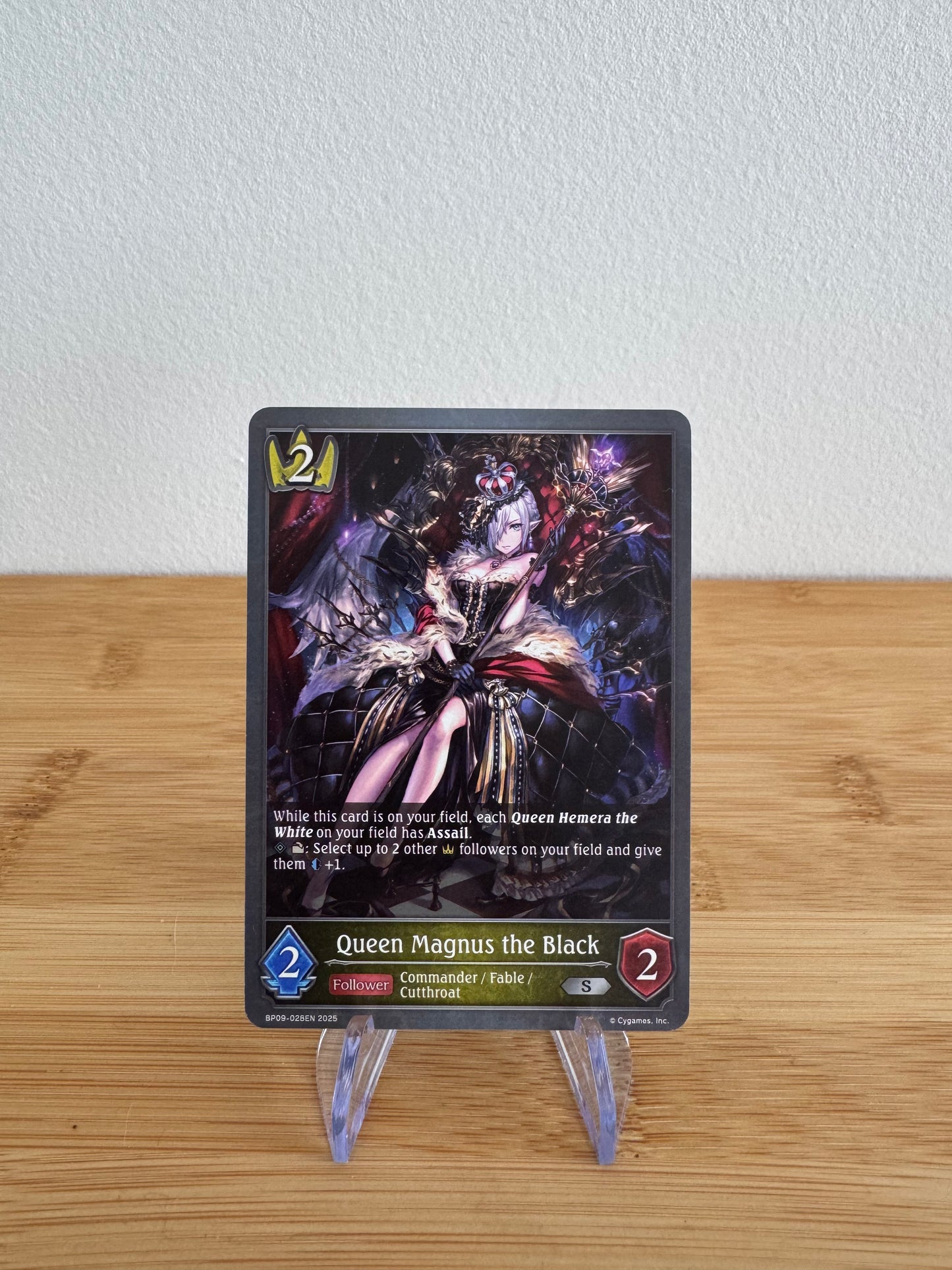 BP09-028EN Queen Magnus the black duet of dusk and dawn anglais