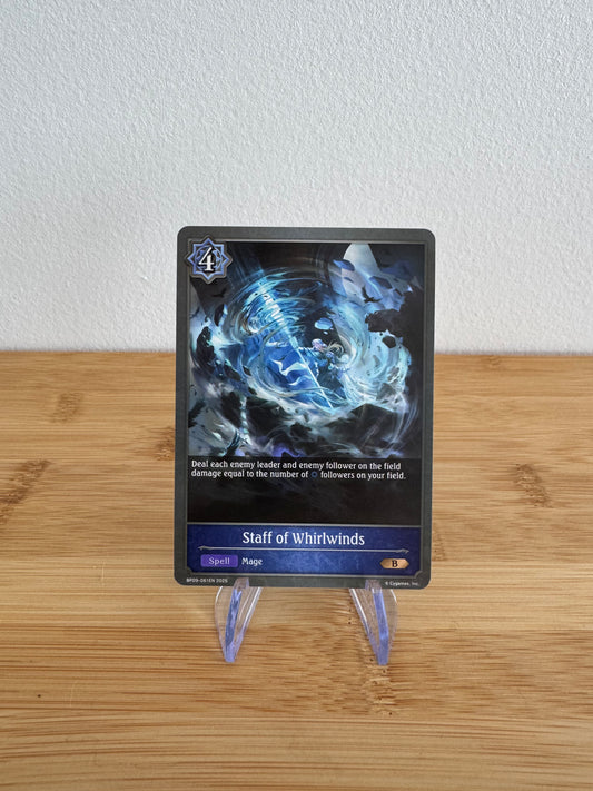 BP09-061EN Staff Of Whirlwinds duet of dusk and dawn anglais