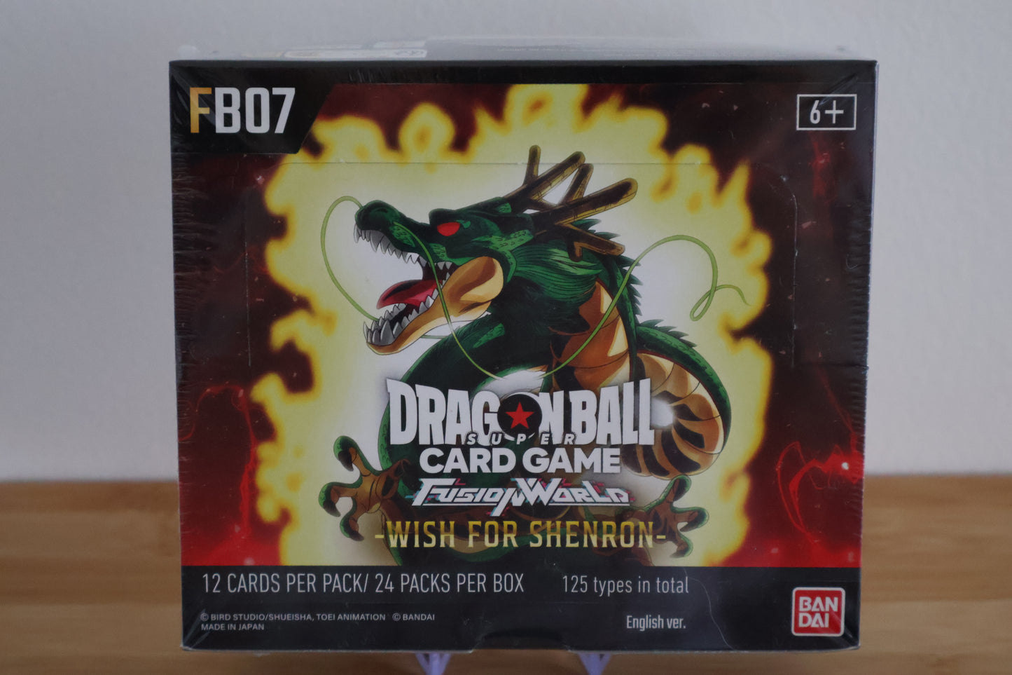 Dragon Ball Super Card Game Fusion World Boite de 24 Boosters FB07 Wish For Shenron