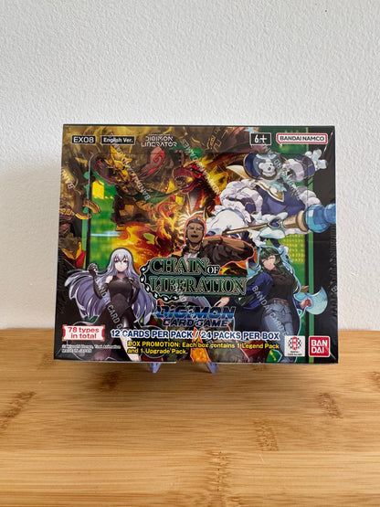 Digimon Card Game Boite de 24 Boosters EX08 Chain Of Liberation