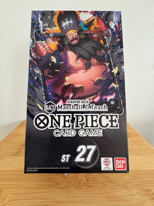 One Piece Card Game - Starter Deck ST27 - Black Marshal D. Teach