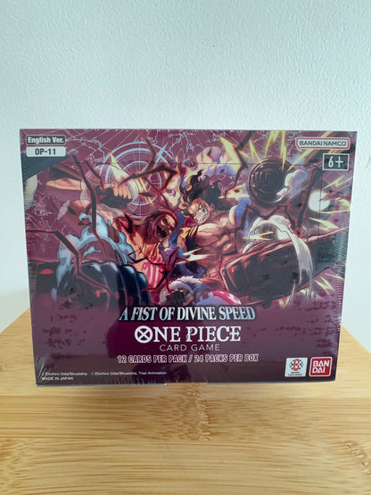 One Piece Card Game Boite de 24 Boosters OP11 Fist Of Divine Speed