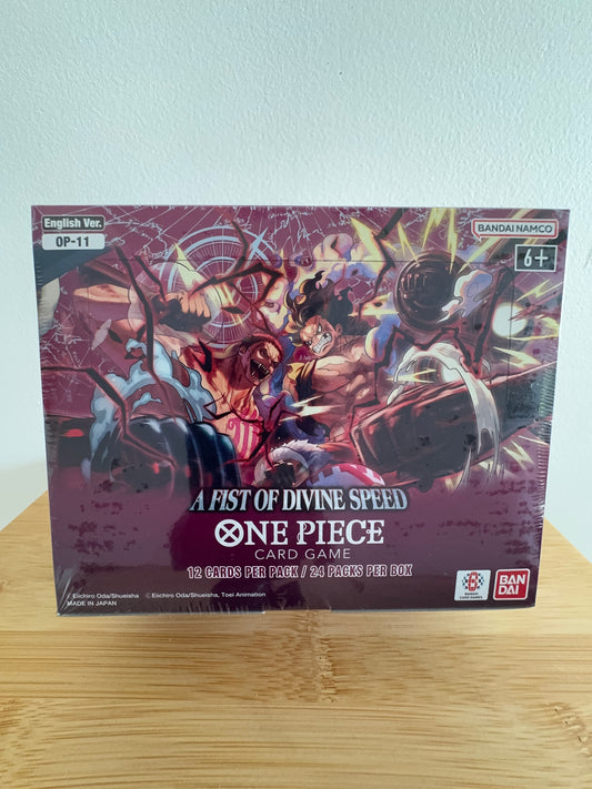 One Piece Card Game Boite de 24 Boosters OP11 Fist Of Divine Speed