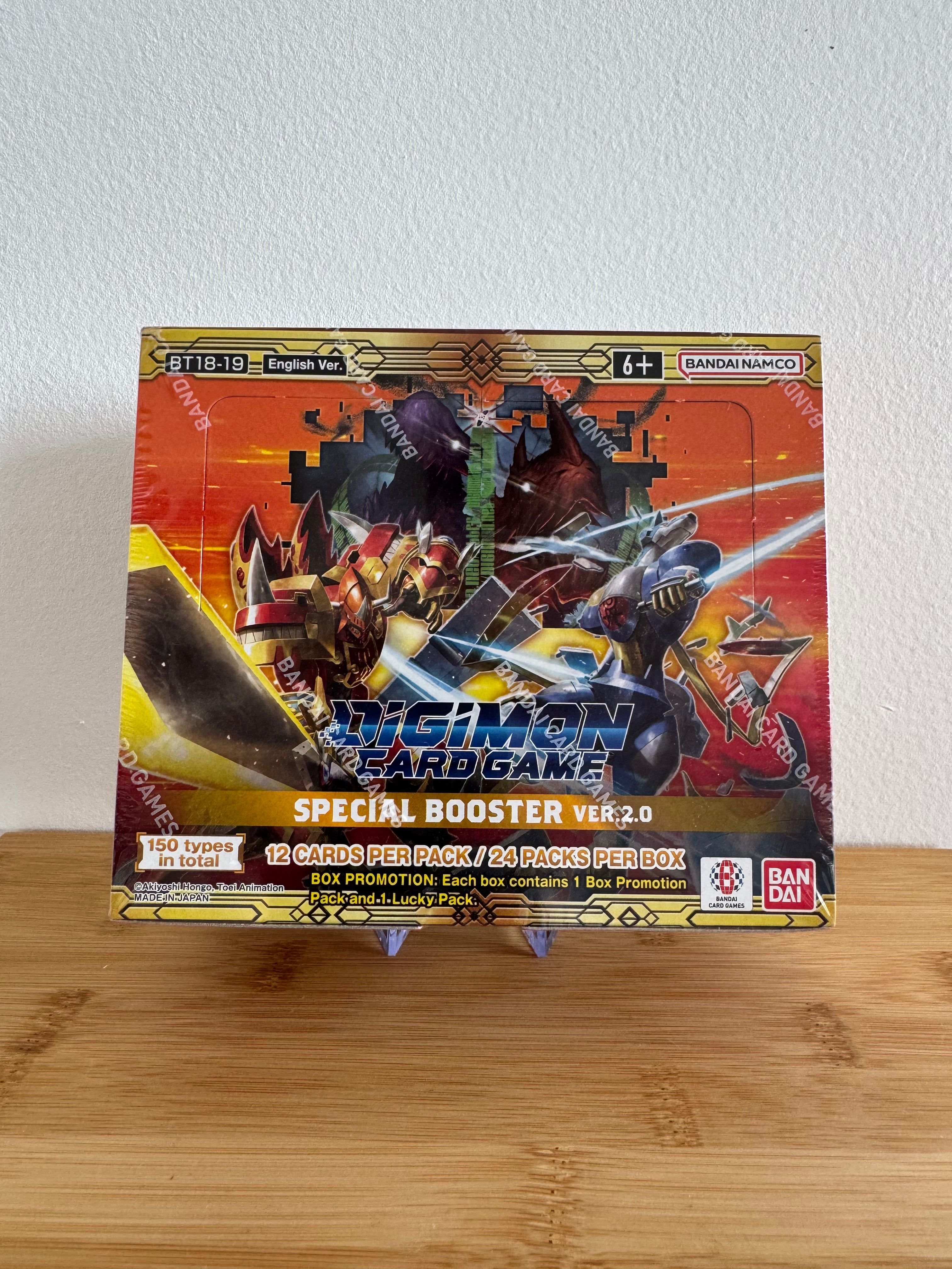 Digimon Card Game Boite de 24 Boosters BT18-19 Special booster ver.2.0 ...