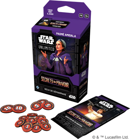 Star Wars Unlimited Deck de Demarrage Set 06 Secrets du Pouvoir Padmé Amidala