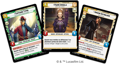 Star Wars Unlimited Deck de Demarrage Set 06 Secrets du Pouvoir Padmé Amidala
