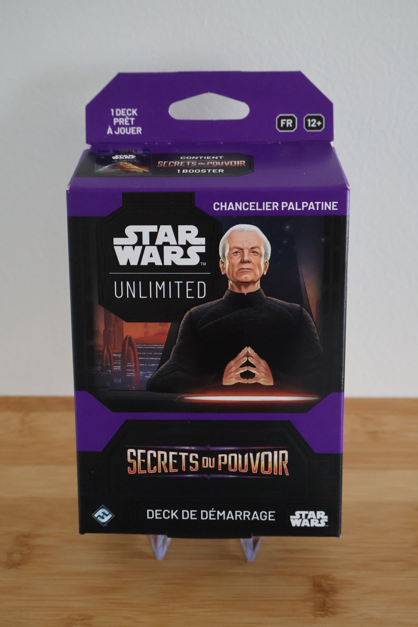 Star Wars Unlimited Deck de Demarrage Set 06 Secrets du Pouvoir Chancellor Palpatine