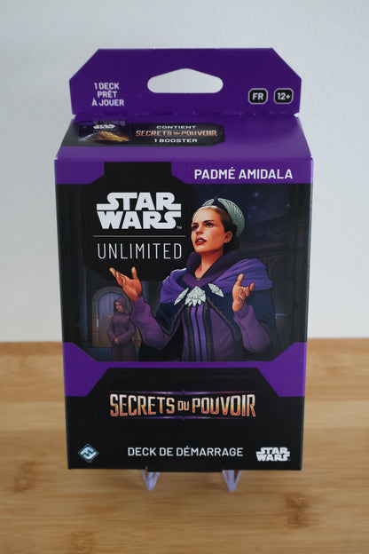 Star Wars Unlimited Deck de Demarrage Set 06 Secrets du Pouvoir Padmé Amidala
