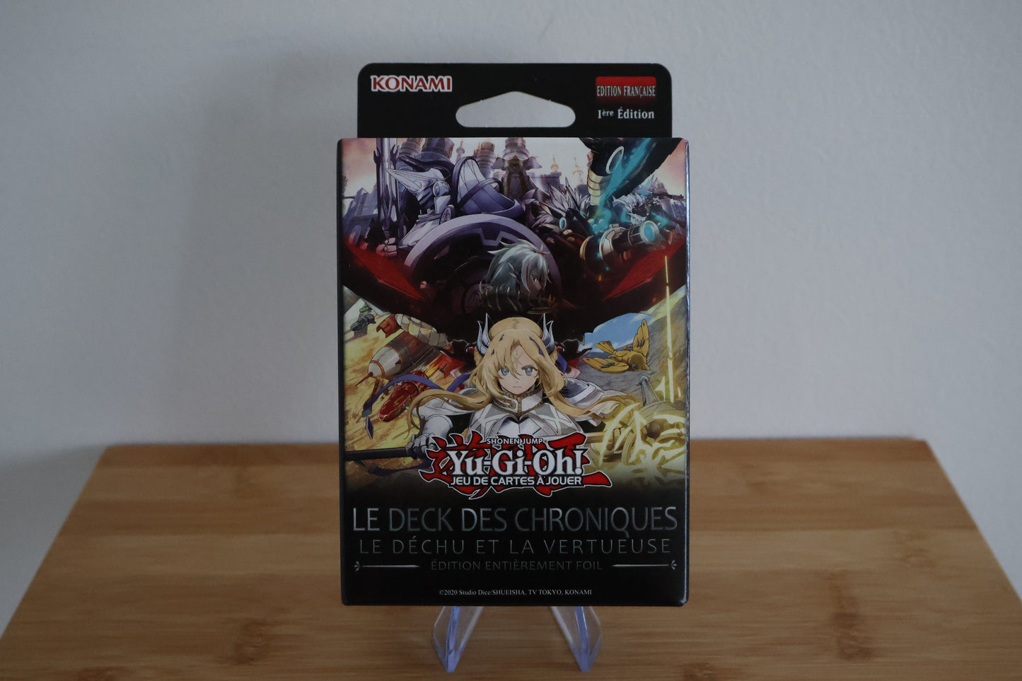 Yu-Gi-Oh! le deck des chroniques le déchu et la vertueuse all foil edition