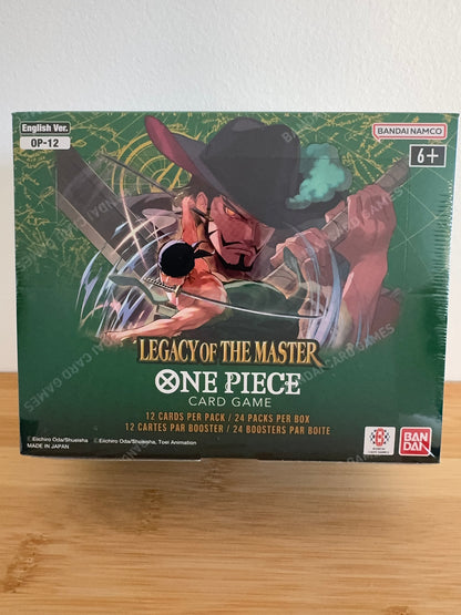 One Piece Card Game - Boite de 24 boosters - OP12 Legacy of the Master